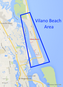Vilano Beach Map